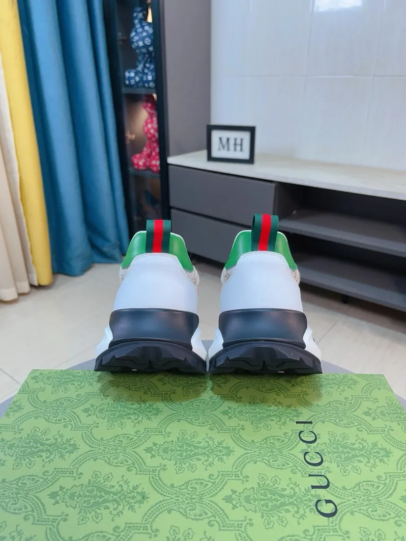 Men's shoes 💰458🌹🌹[GUCCI] Gucci's new lace-up casual men's shoes are on the market first, and the materials and workmanship are superior to all versions on the market. The highest quality shipped first-layer cowhide with imported original perforated materials➕Genuine leather lining, privately molded soft outsole, high foot comfort, imported special materials highlight the brand's unique charm, high-end customization 38-44